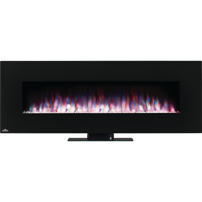 NAPOLEON 60-in W Black Fan-forced Wall-mount Electric Fireplace with Remote Control Included