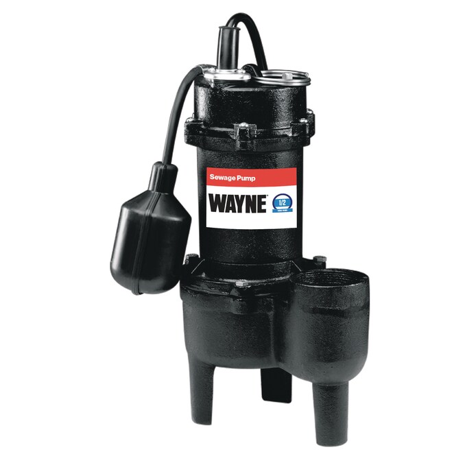 Wayne 1/2-HP 120-Volt 104-GPM Cast Iron Sewage Sump Pump