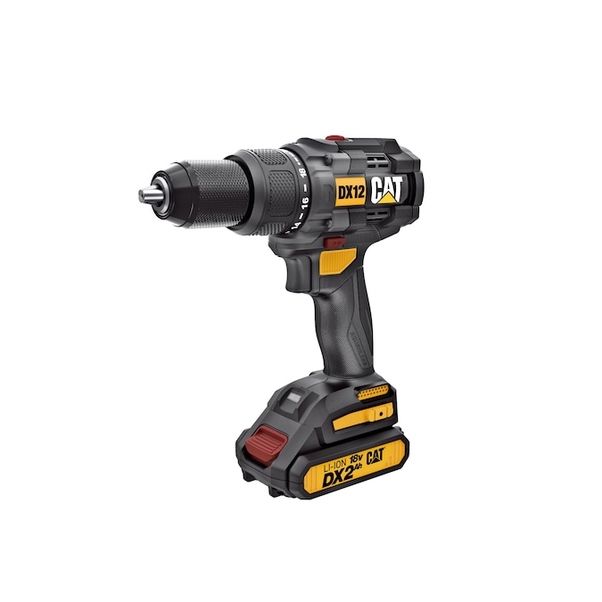 Cat 1/2-in 18-volt Variable Brushless Cordless Hammer Drill (2-Batteries Included)