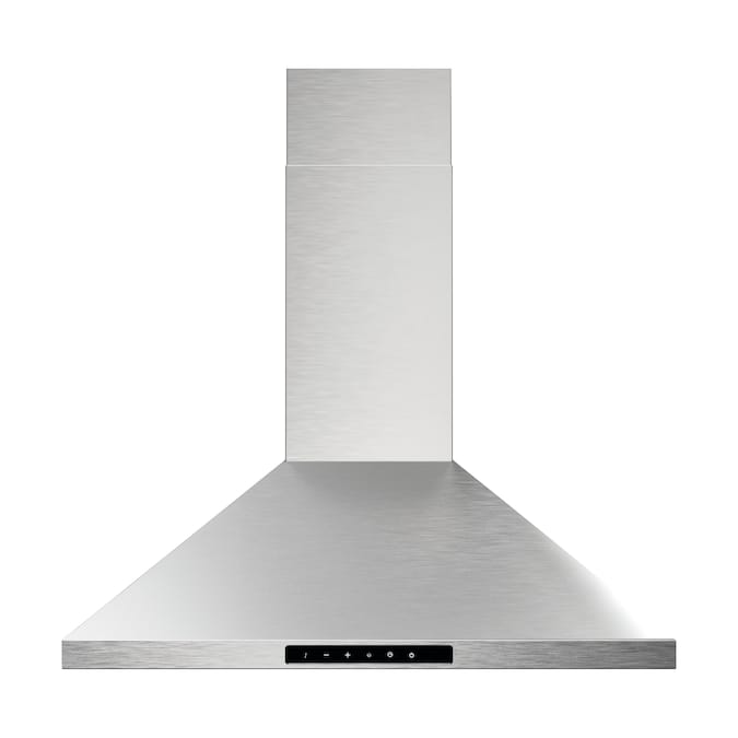 Sharp 30-in 450-CFM Convertible Stainless Steel Wall-Mounted Range Hood with Charcoal Filter