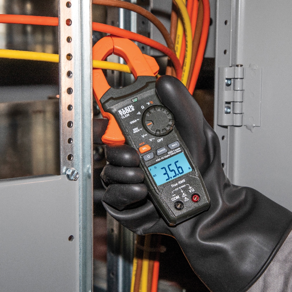 Digital Clamp Meter, AC Auto-Ranging 400 Amp with Temp - Image 5