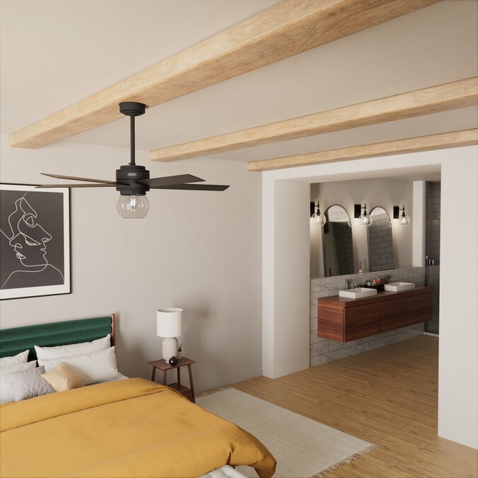 Hunter Xidane SureSpeed 52-in Matte black LED Indoor Ceiling Fan with Light and Remote (5-Blade) - Image 6