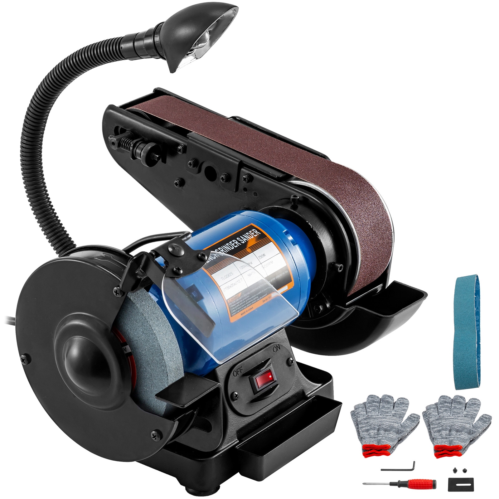 6-in 0.1-Amp Paddle Switch Brushless Angle grinder