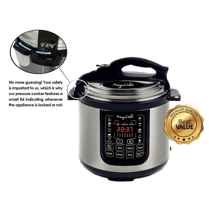 MegaChef 8-Quart Programmable Electric Pressure Cooker - Image 5