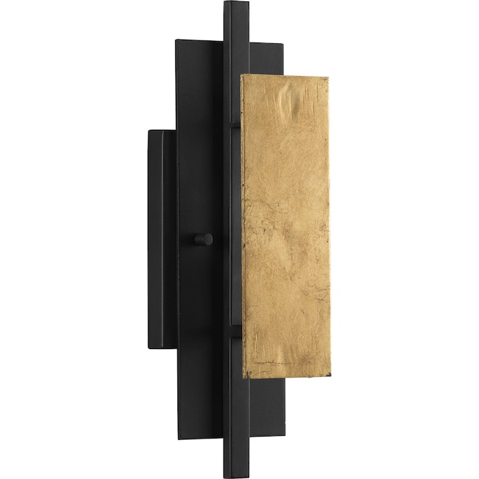 Progress Lighting Lowery 5.375-in W 1-Light Black Modern/Contemporary Led Incandescent Halogen Wall Sconce