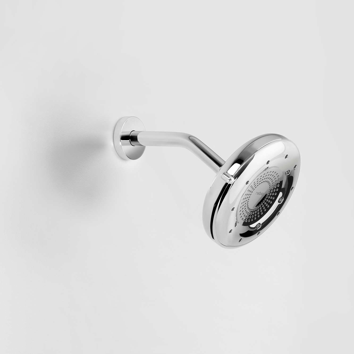 Nebia 4.0 -Spray Polished Chrome 6.5-in Round Fixed High Pressure Shower Head 1.5 GPM