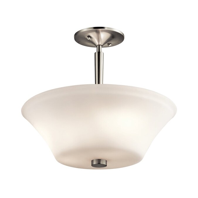 Kichler Aubrey 1-Light Brushed Nickel Semi mount light