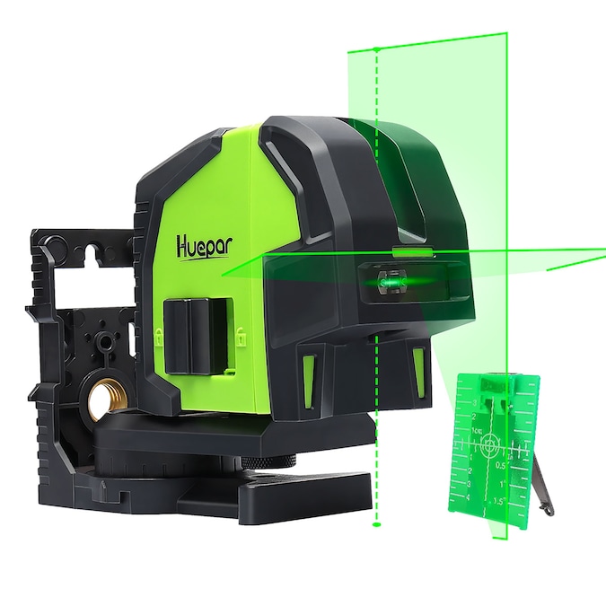 Huepar 165-ft Green Self-Leveling Cross-line/with Plumb Points Laser Level