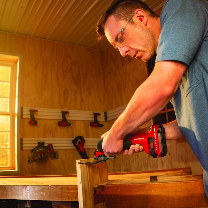 CRAFTSMAN V20 20-volt Max Cordless Variable 15-Piece Oscillating Multi-Tool Kit with Soft Case (1-Battery Included) - Image 13