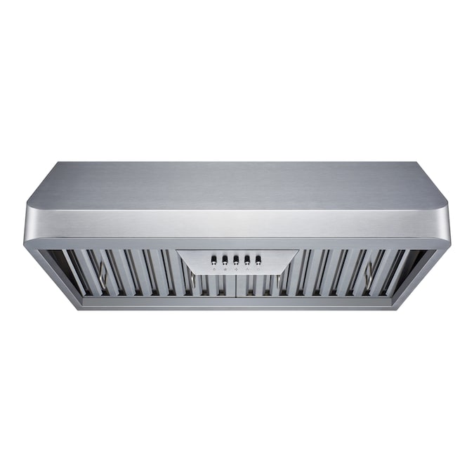Winflo 30-in 330-CFM Ducted Stainless Steel Under Cabinet Range Hoods Undercabinet Mount