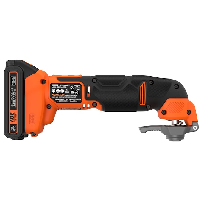 BLACK+DECKER 20-volt Cordless Variable 17-Piece Oscillating Multi-Tool Kit (1-Battery Included) - Image 4