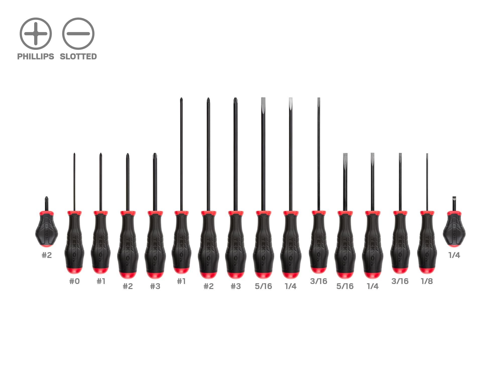 16 -Piece 8-in Screwdriver Set