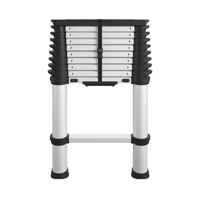 Cosco SmartClose 10.65-ft Aluminum Type 1a- 300-lb Load Capacity Telescoping Extension Ladder