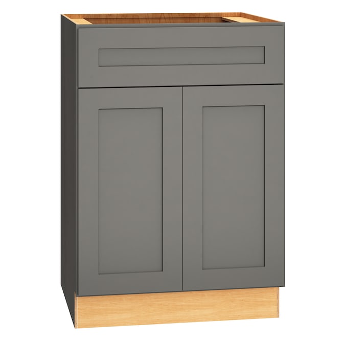 Diamond Express Jamestown 24-in Moonstone Gray Bathroom Vanity Base Cabinet without Top