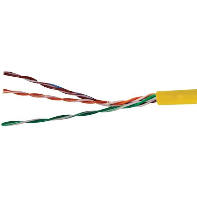Vericom 1000-ft Cat 5E Yellow Ethernet Cable Pull Box
