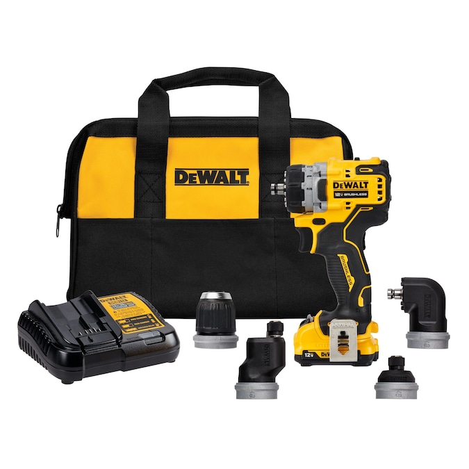 DEWALT XTREME 5-In-1 12-volt Max 3/8-in Keyless Brushless Cordless Drill (1-Battery Included, Charger Included and Soft Bag included)