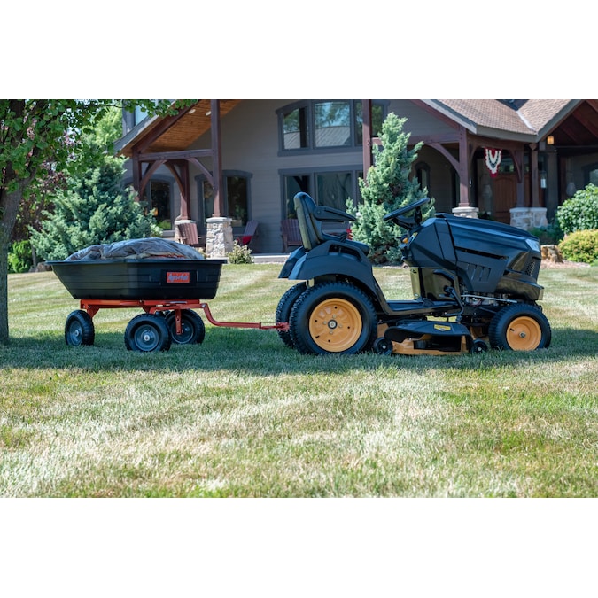 Agri-Fab Push / Tow Carts 10-cu ft Poly Yard Cart - Image 5