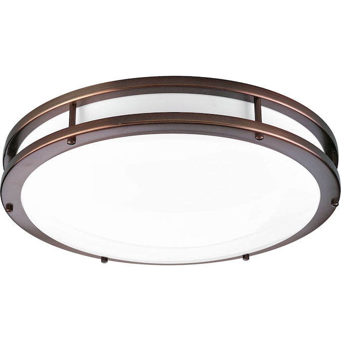 Progress Lighting LED CTC COMM 1-Light Bronze Flush Mount Light ENERGY STAR