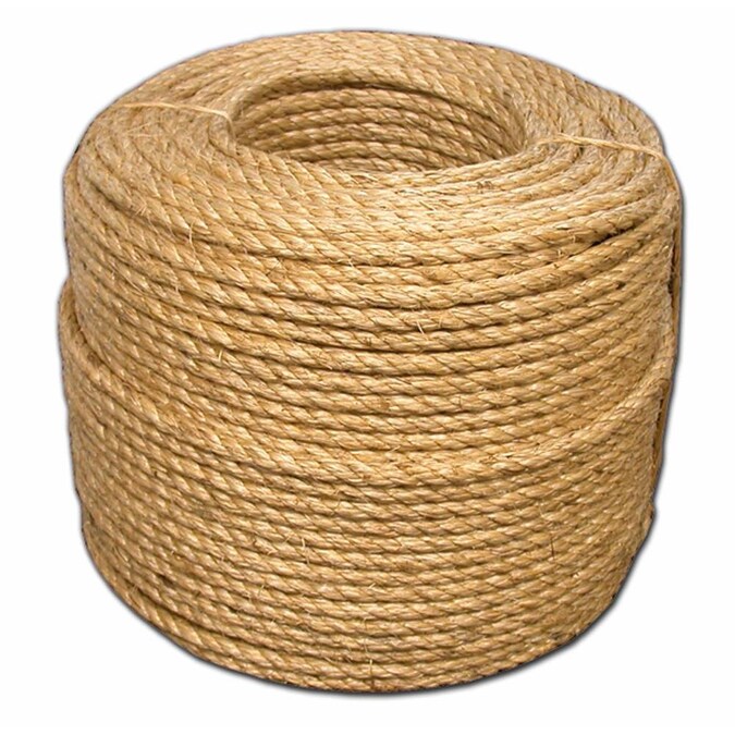 T.W. Evans Cordage 0.5-in x 600-ft Twisted Manila Rope (By-the-Roll)