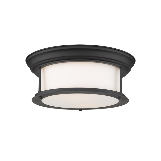 Z-Lite Sonna 1-Light Matte Black Flush Mount Light