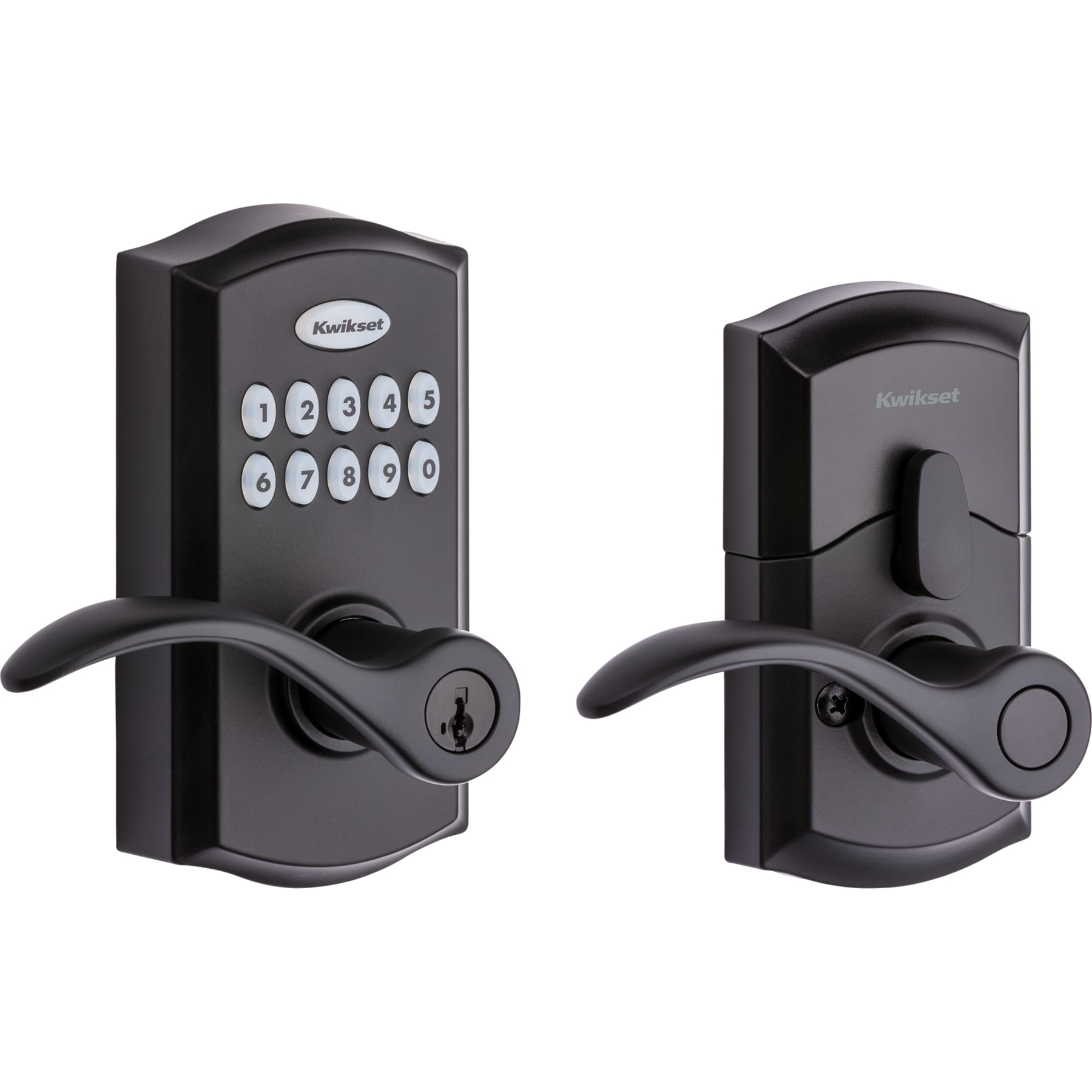 SmartCode 955 Matte Black Electronic Handle SmartKey Keypad