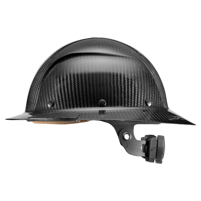LIFT Safety Full Brim Quick Adjusting Ratchet Black Hard Hat