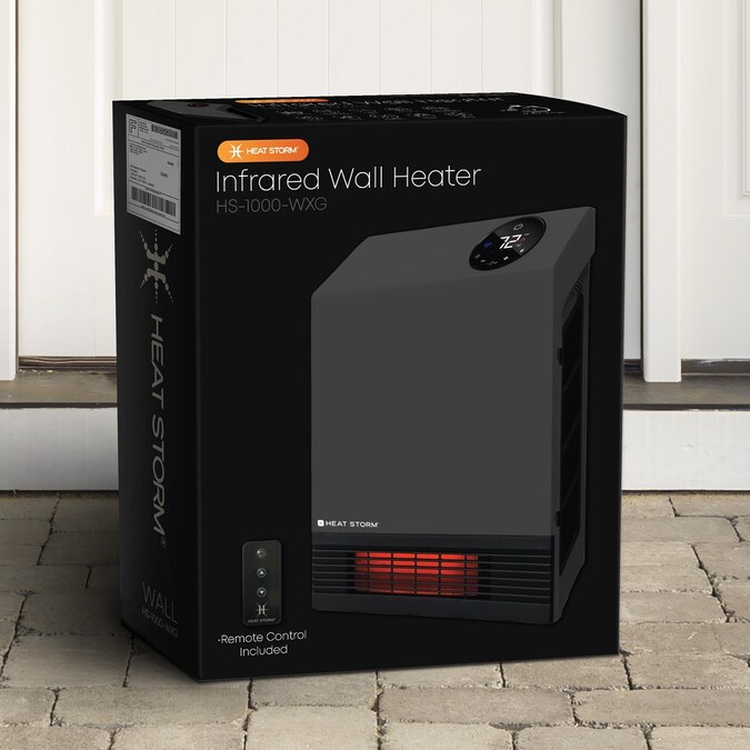 Heat Storm Up to 1000-Watt Infrared Cabinet Indoor Electric Space Heater with Thermostat and Remote Included - Image 9