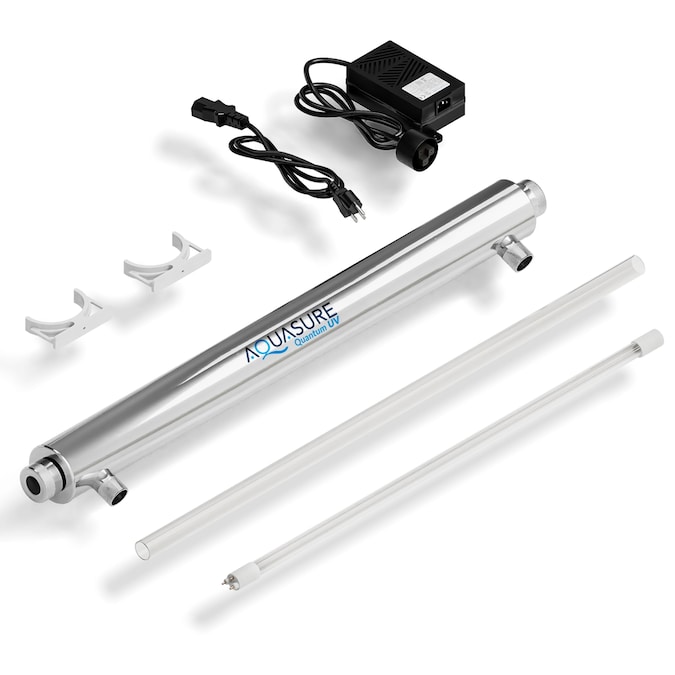 AQUASURE Quantum UV Single-stage 8-GPM Ultraviolet Uv Soft Water Whole House Water Filtration System