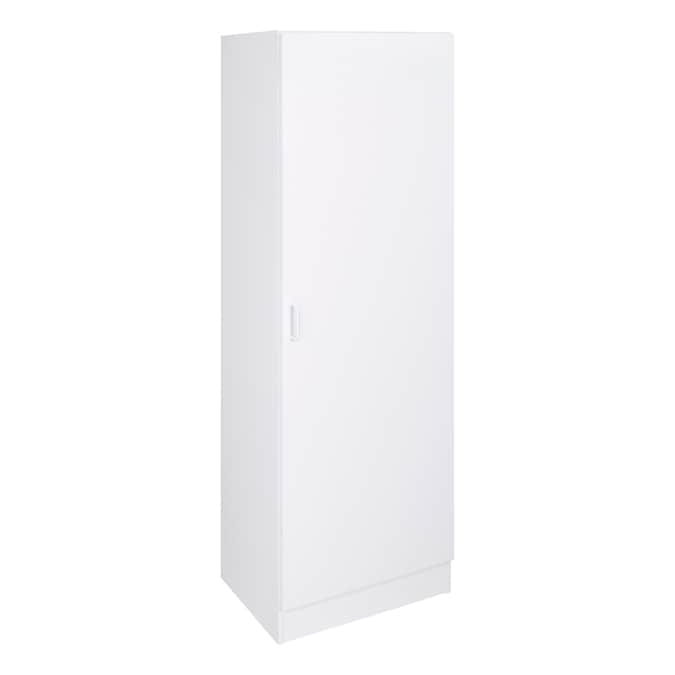 Stor-It-All 23.75-in W x 70.375-in H Wood Composite White Wall-mount Utility Storage Cabinet