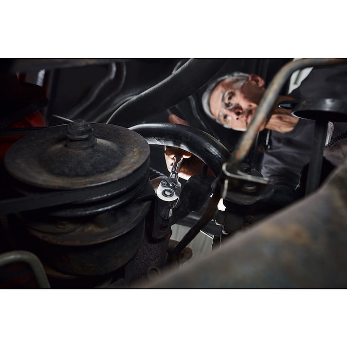 CRAFTSMAN OVERDRIVE 64-Piece Standard (SAE) and Metric Gunmetal Chrome Mechanics Tool Set with Hard Case - Image 13