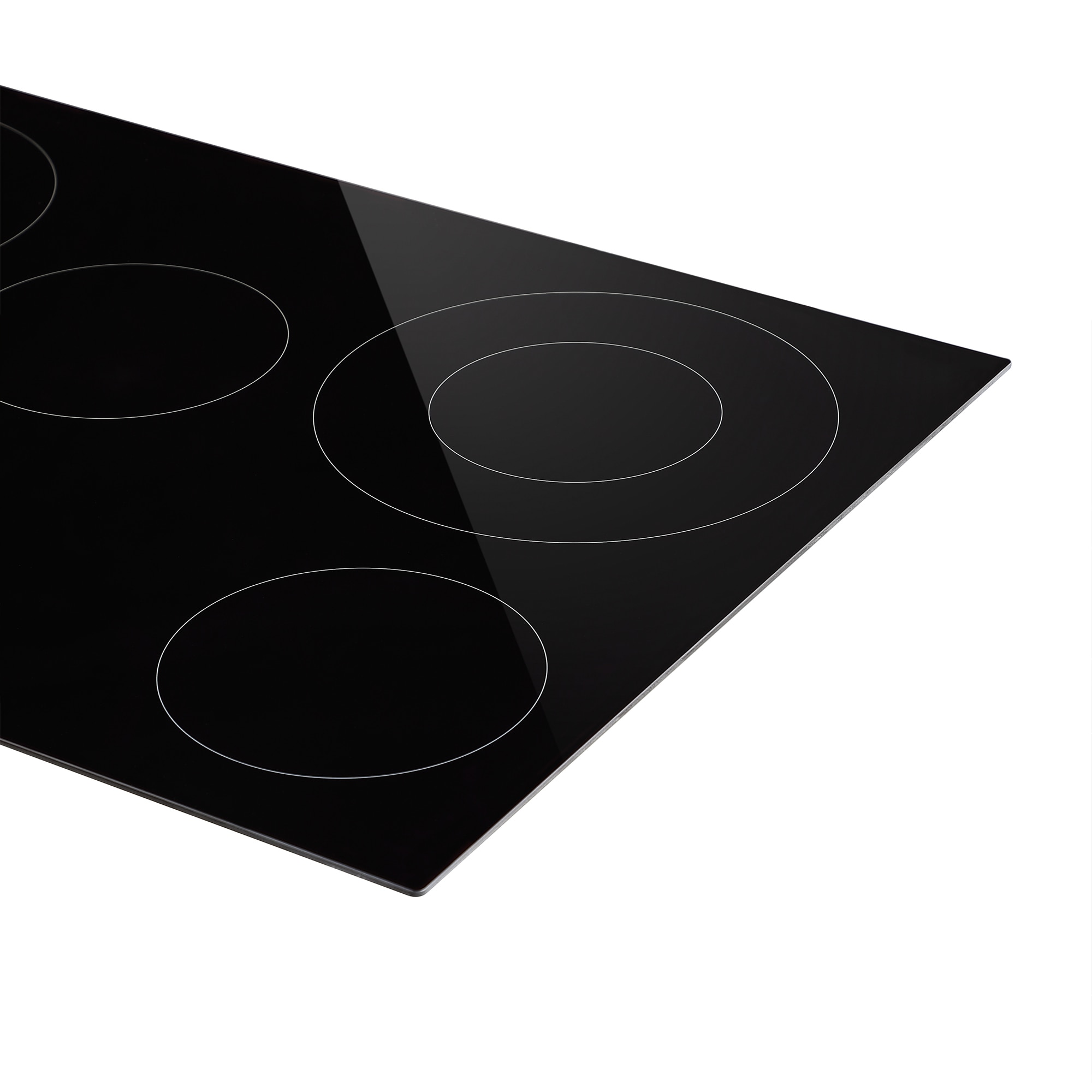Electric Stove With Keep Warm Zone 30-in 5 burners Smooth Surface (Radiant) Black Electric Cooktop - Image 6