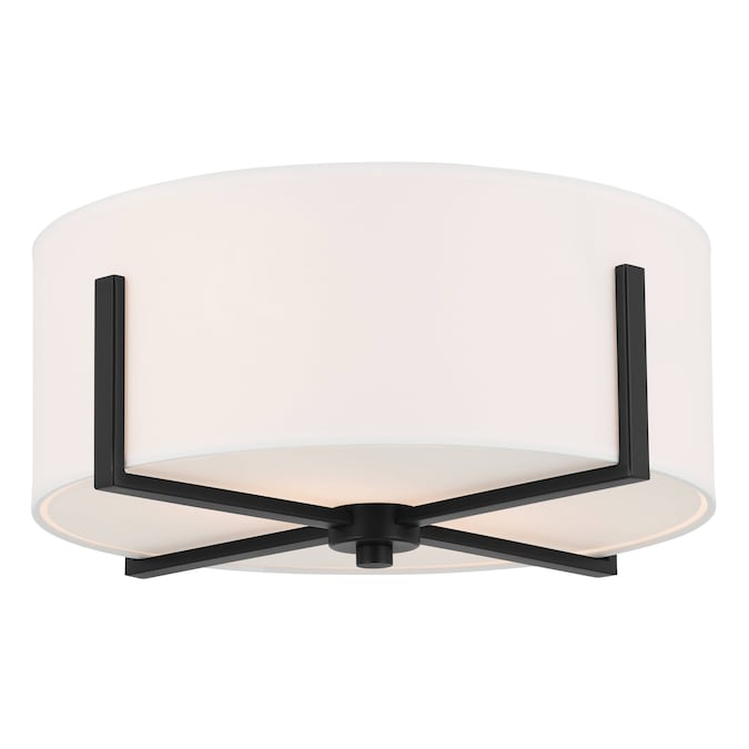 Kichler Malen 2-Light Black Flush Mount Light