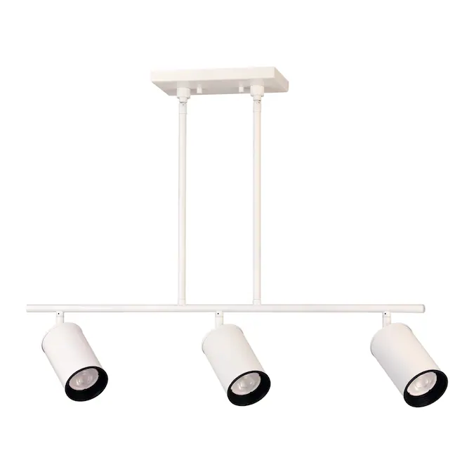 allen + roth Mason 25.62-in 3-Light White dimmable Gu10 Pin Base Traditional Track Bar