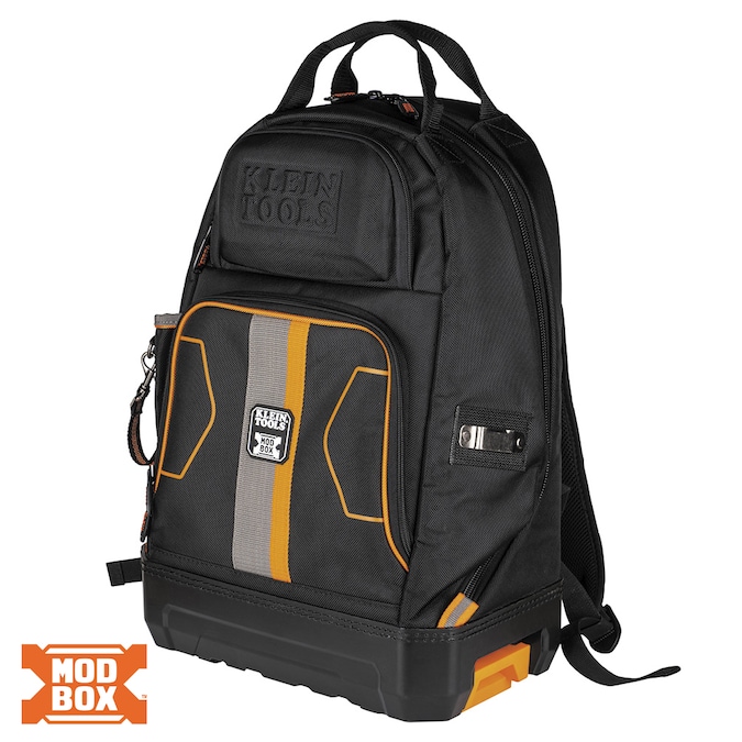 Klein Tools MODbox Black Ballistic Nylon 14.5-in Zippered Backpack