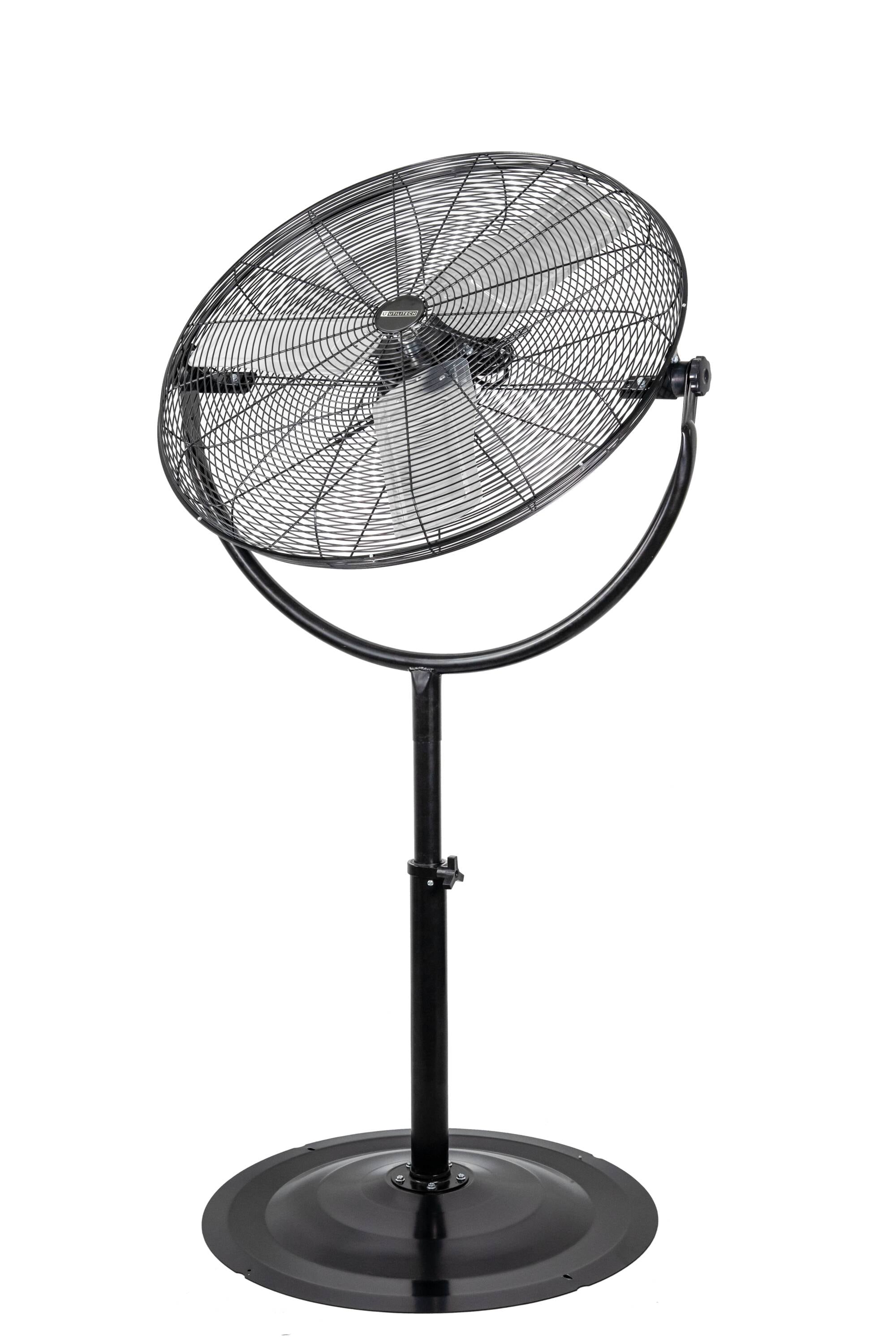 30-in 120 -Volt 3 -Speed High Velocity Indoor Black Pedestal Fan - Image 2