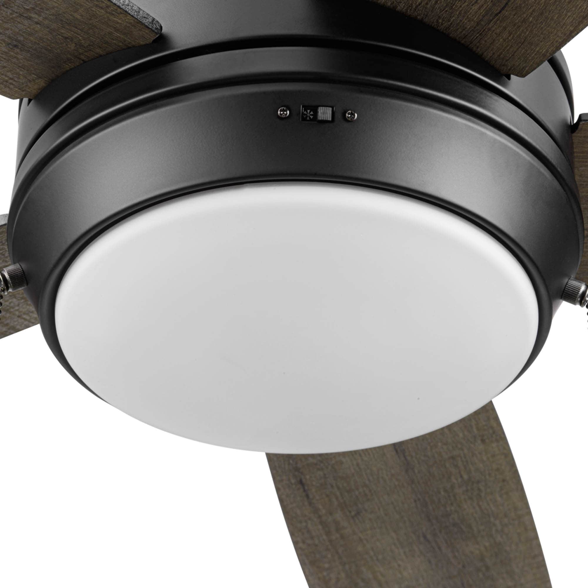 Brenthaven 52-in Color-Changing Integrated LED Matte Black with Matte Black/Mocha Blades Ceiling Fan With Light ( 5 -Blade ) - Image 13