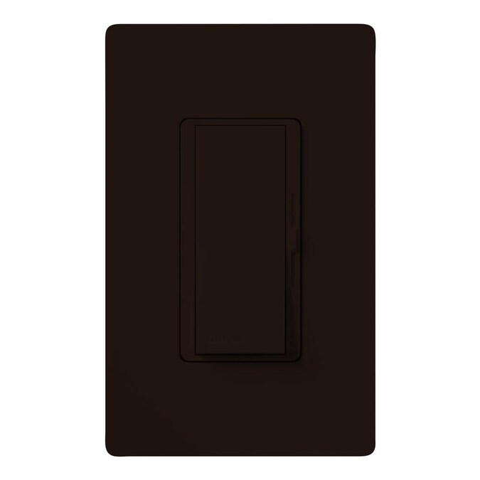 Lutron Diva ELV Single-pole/3-way Rocker Light Dimmer Switch, Brown - Image 5