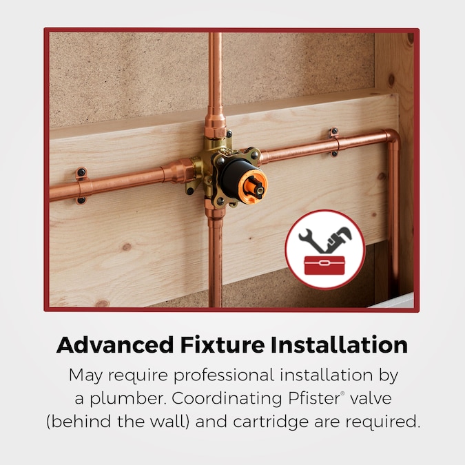 Pfister Zeelan Spot Defense Brushed Nickel 1-handle Multi-function Round Bathtub and Shower Faucet Valve Included - Image 11