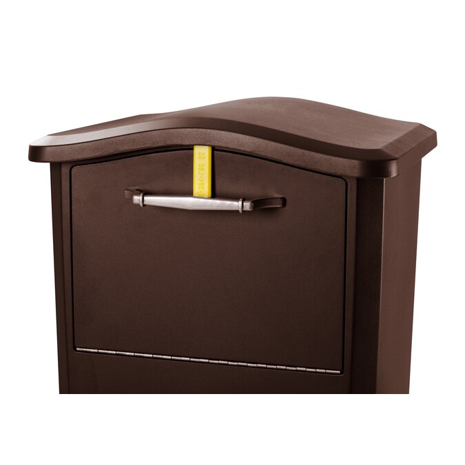 Architectural Mailboxes Ground Mount Bronze Metal Extra Large Lockable Mailbox - Image 5