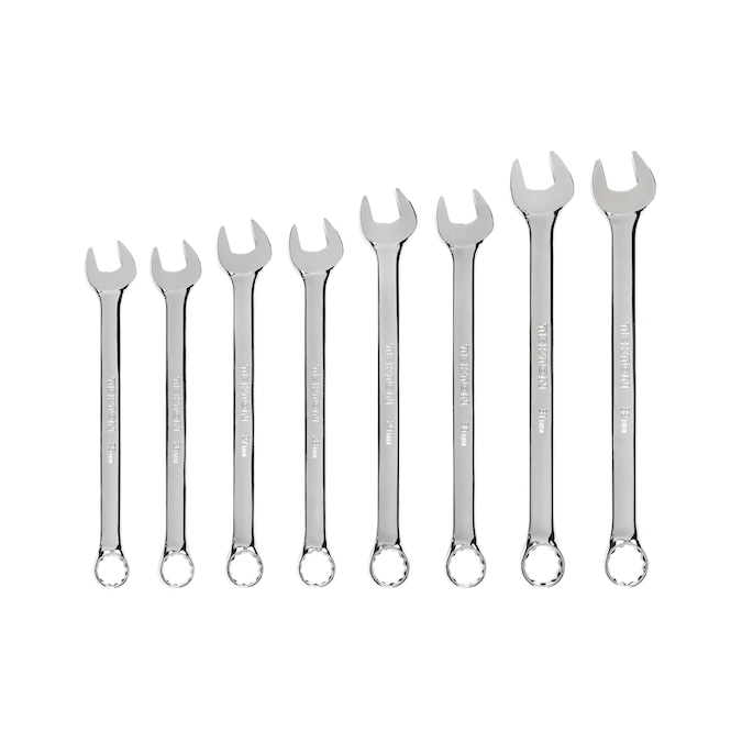 TEKTON 8-Piece Set 12-point Metric Combination Wrench