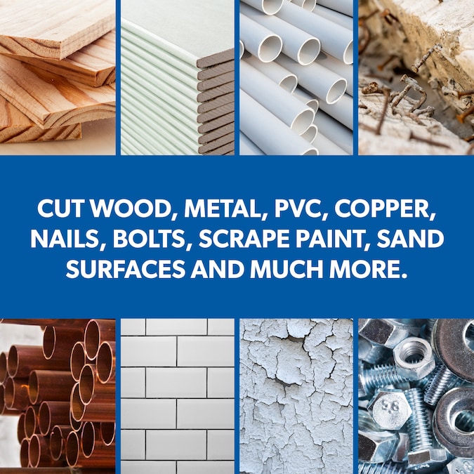 Dremel 20-volt Max Cordless 2-Amp Variable 8-Piece Oscillating Multi-Tool Kit with Soft Case (1-Battery Included) - Image 13