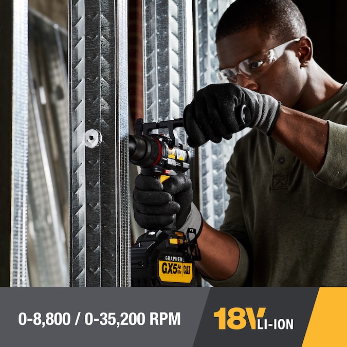 Cat 1/2-in 18-volt Variable Brushless Cordless Hammer Drill (1-Battery Included) - Image 7