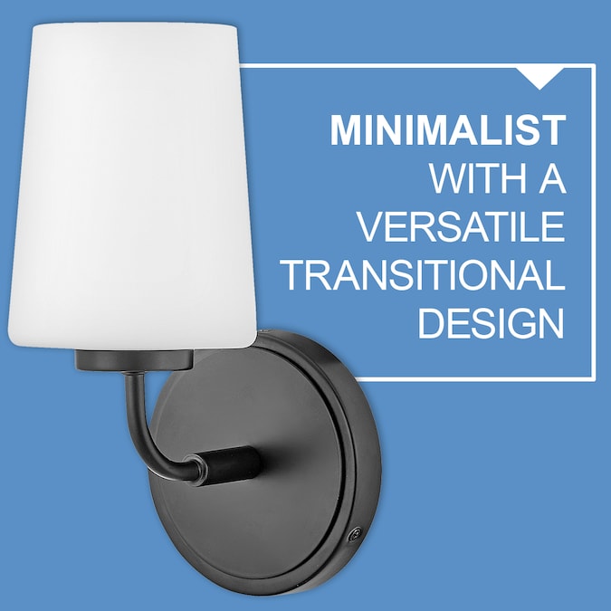 Lark Kline 33-in 4-Light Matte Black LED Transitional Vanity Light - Image 9