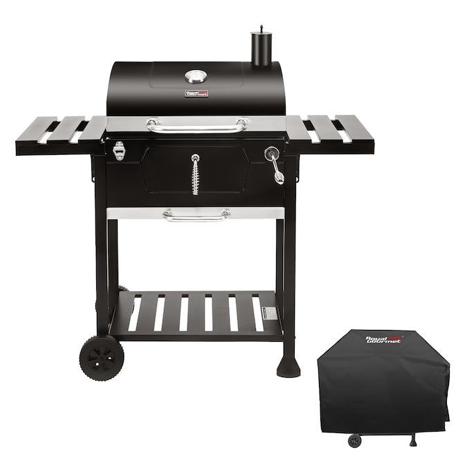 Royal Gourmet 24-in W Black Charcoal Grill