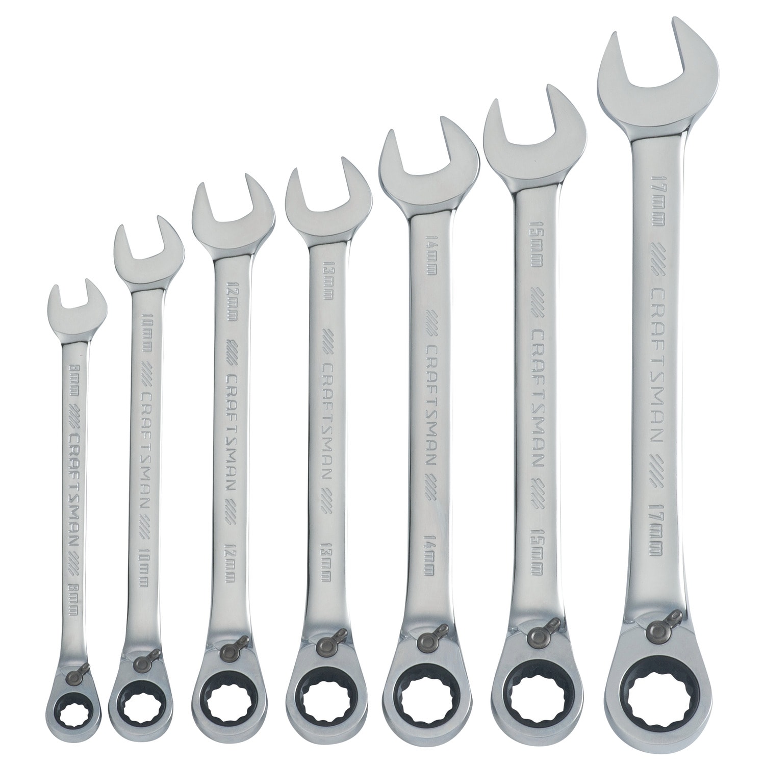 7 -Piece Set Metric Ratchet Wrench