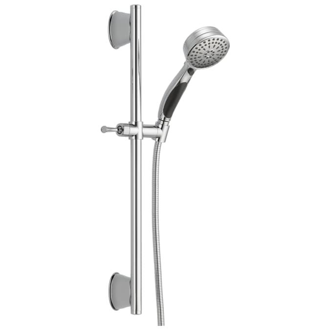 Delta Universal Showering Components Chrome 6.5-in Round Handheld Shower Head 1.75-GPM (6.6-LPM)