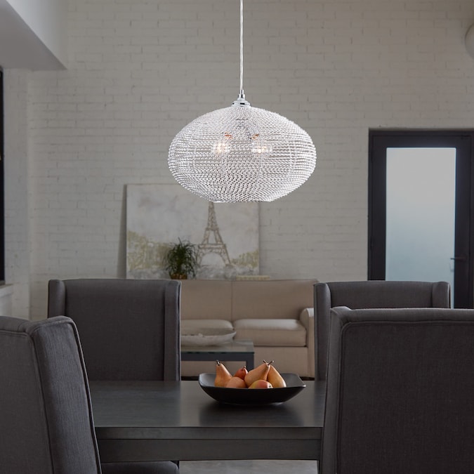 Quoizel Tango 4-Light Polished Chrome Transitional Dome Medium Hanging Pendant Light