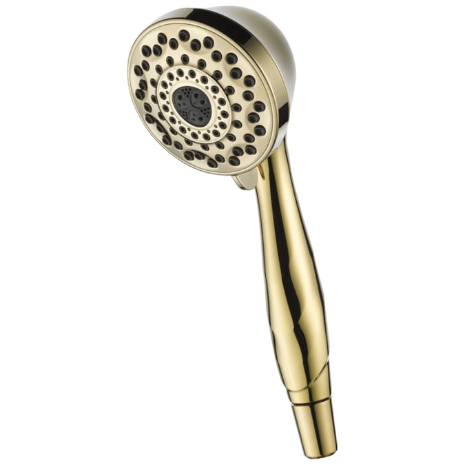 Delta Universal Showering Components Polished Brass Round Handheld Shower Head 1.75-GPM (6.6-LPM)