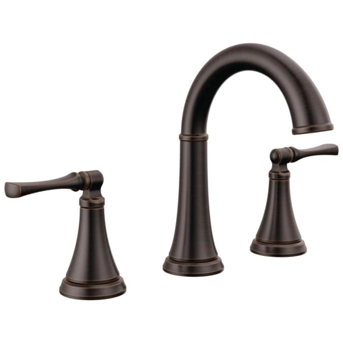 Delta Archdale Venetian Bronze Widespread 2-Handle WaterSense Bathroom Sink Faucet with Drain