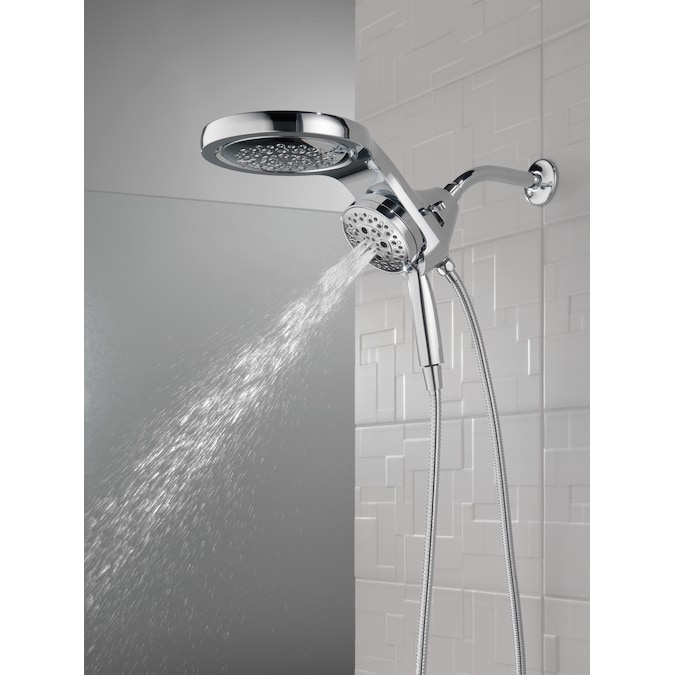 Delta HydroRain Polished Nickel 6-in Round Dual/Combo Rain Shower Head 2.5-GPM (9.5-LPM) - Image 20
